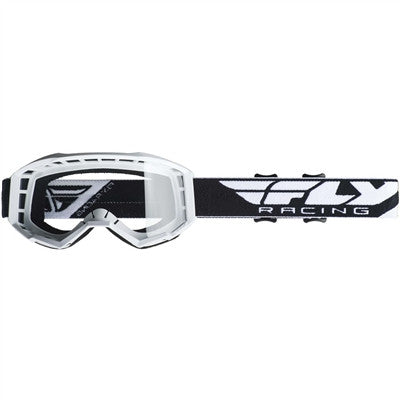 FLY Racing 2020 Focus Goggle - White W/Clear Lens
