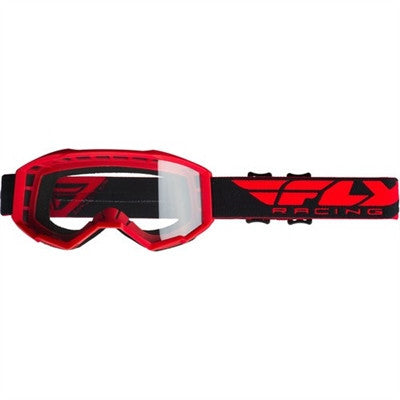 FLY Racing Youth 2020 Focus Goggle - Red/Clear Lens