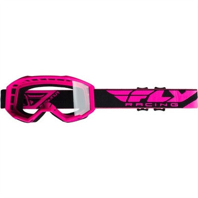 FLY Racing Youth 2020 Focus Goggle - Pink/Clear Lens