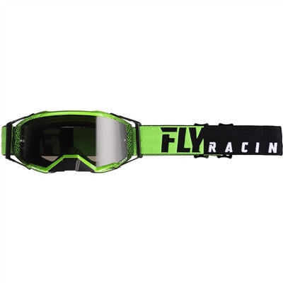 FLY Racing 2020 Zone Pro Goggle - Black/Green W/Dark Smoke Lens