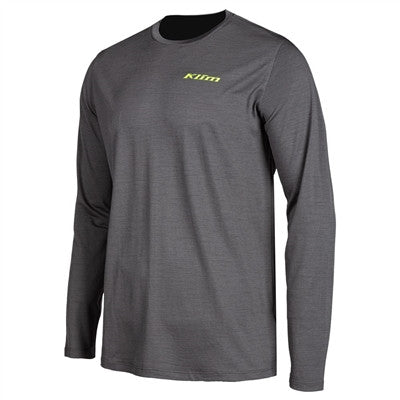 Klim Teton Merino Wool LS Shirt - Asphalt