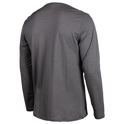 Klim Teton Merino Wool LS Shirt - Asphalt