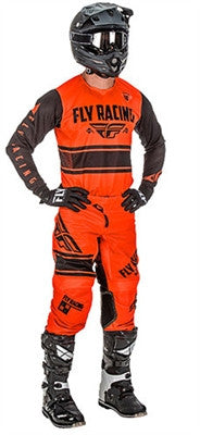 FLY Racing 2019 Kinetic Mesh Era Jersey - Neon Orange/Black