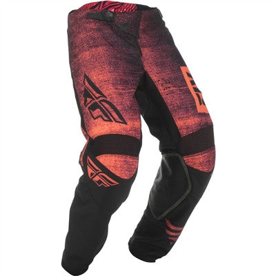 FLY Racing 2019 Youth Kinetic Noiz Pants - Neon Red/Black