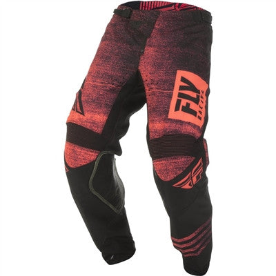 FLY Racing 2019 Youth Kinetic Noiz Pants - Neon Red/Black