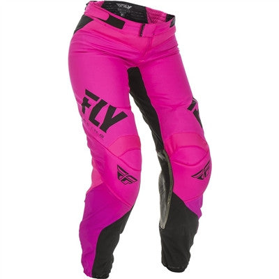 FLY Racing 2019 Youth Girls Lite Race Pants - Neon Pink/Black