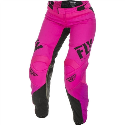 FLY Racing 2019 Youth Girls Lite Race Pants - Neon Pink/Black