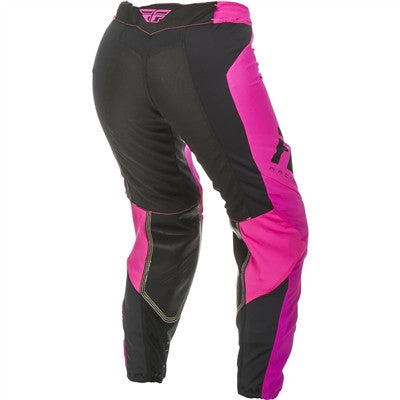 FLY Racing 2019 Youth Girls Lite Race Pants - Neon Pink/Black