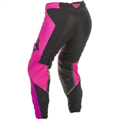 FLY Racing 2019 Youth Girls Lite Race Pants - Neon Pink/Black