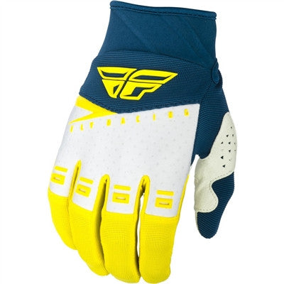 FLY Racing 2019 Youth F-16 Gloves - Yellow/White/Navy