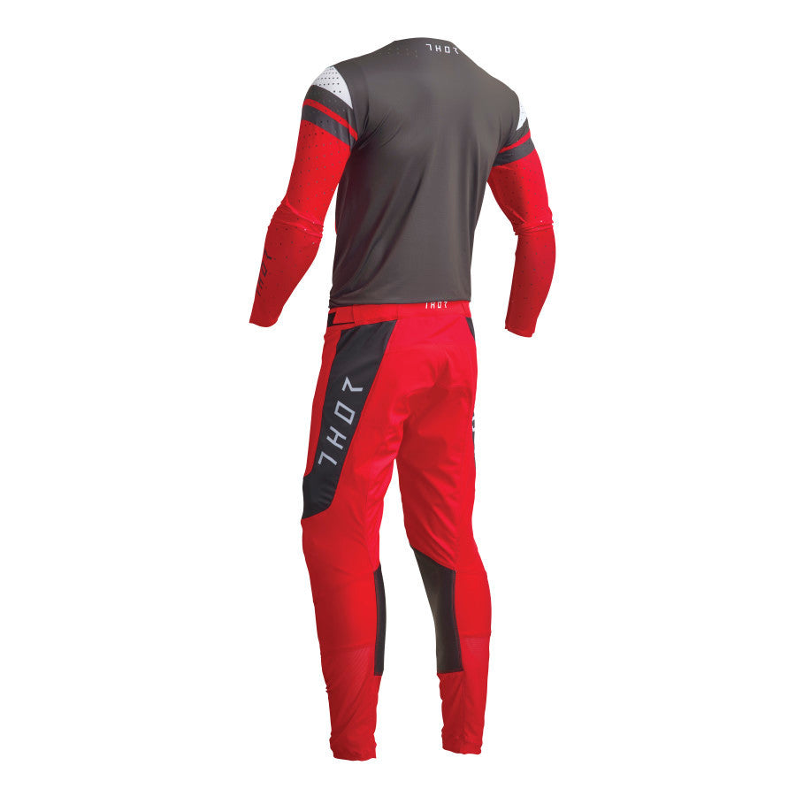 Thor 2023 Prime Rival Jersey Pant Combo Red/Charcoal