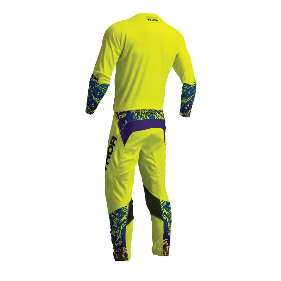 Thor 2023 Sector Atlas Jersey Pant Combo Acid/Blue