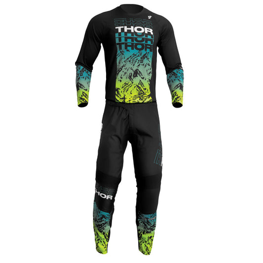 Thor 2023 Sector Atlas Jersey Pant Combo Black/Teal