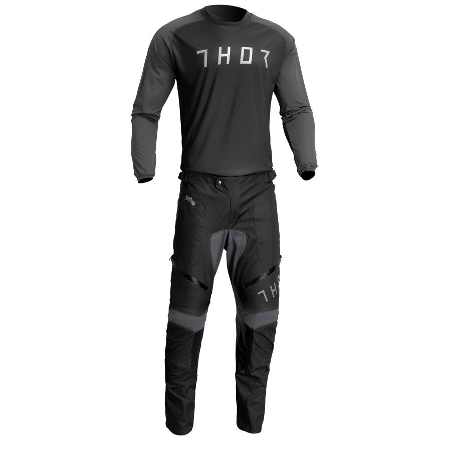 Thor 2024 Terrain Jersey ITB Pant Combo Black/Charcoal