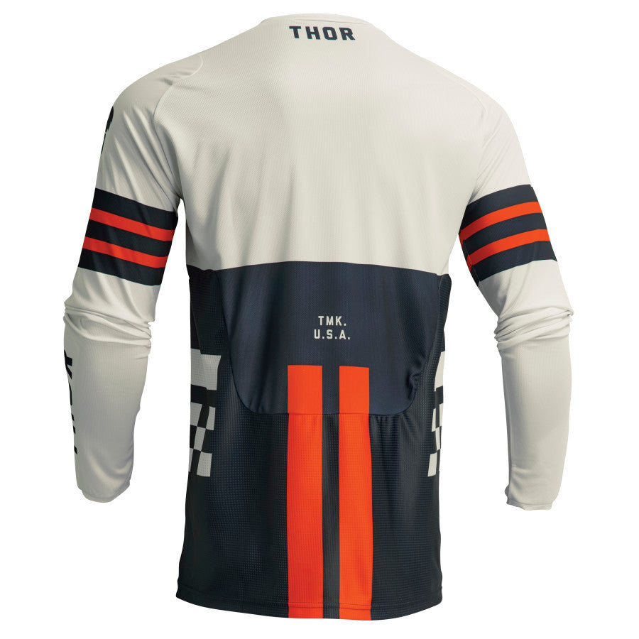 Thor 2024 Youth Pulse Combat Jersey Pant Combo Midnight/Vintage White