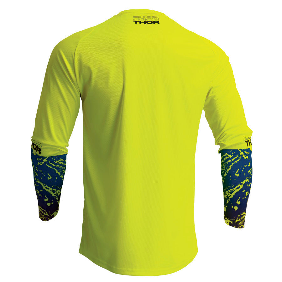 Thor 2023 Youth Sector Atlas Jersey Pant Combo Acid/Blue