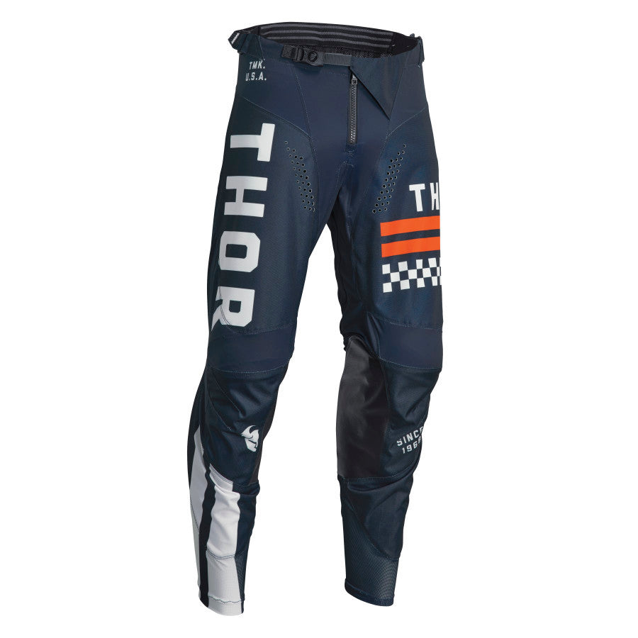 Thor 2024 Youth Pulse Combat Jersey Pant Combo Midnight/Vintage White