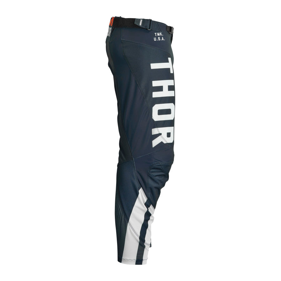 Thor 2024 Youth Pulse Combat Jersey Pant Combo Midnight/Vintage White