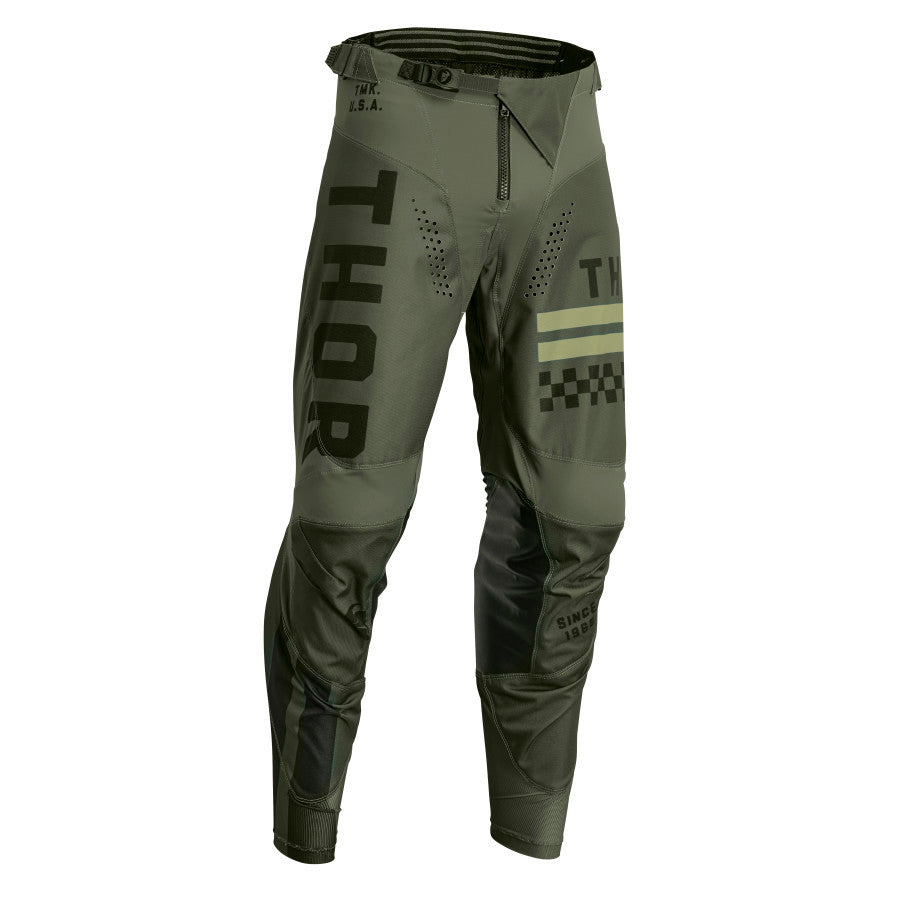 Thor 2024 Pulse Combat Jersey Pant Combo Army/Black