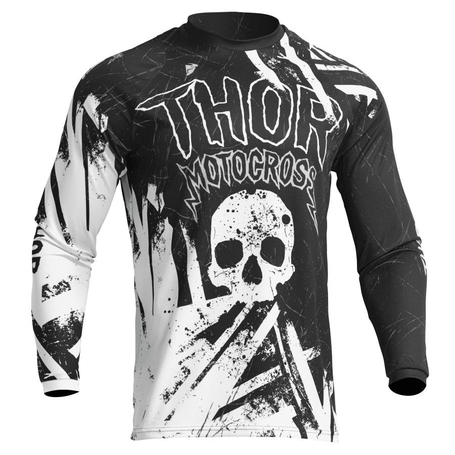 Thor 2023 Youth Sector Gnar Jersey Pant Combo Black/White