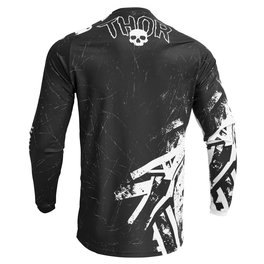 Thor 2023 Youth Sector Gnar Jersey Pant Combo Black/White