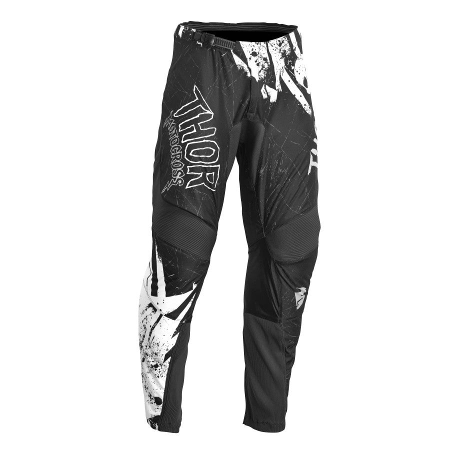 Thor 2023 Youth Sector Gnar Jersey Pant Combo Black/White
