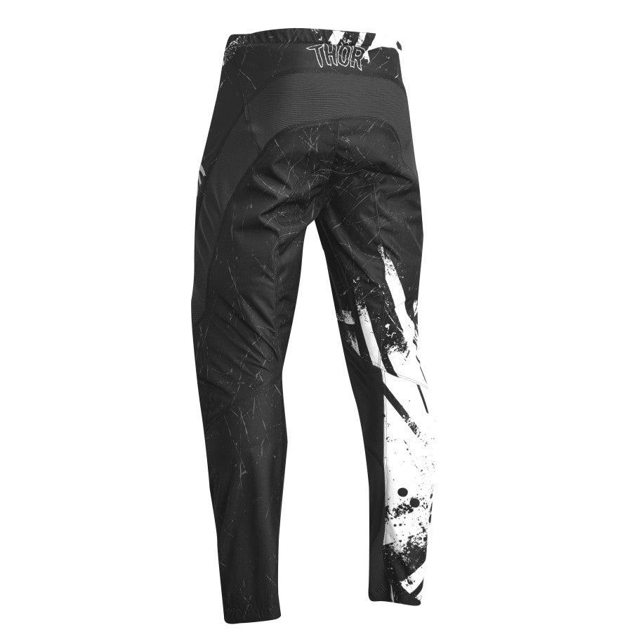 Thor 2023 Youth Sector Gnar Jersey Pant Combo Black/White