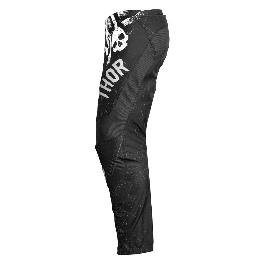 Thor 2023 Youth Sector Gnar Jersey Pant Combo Black/White