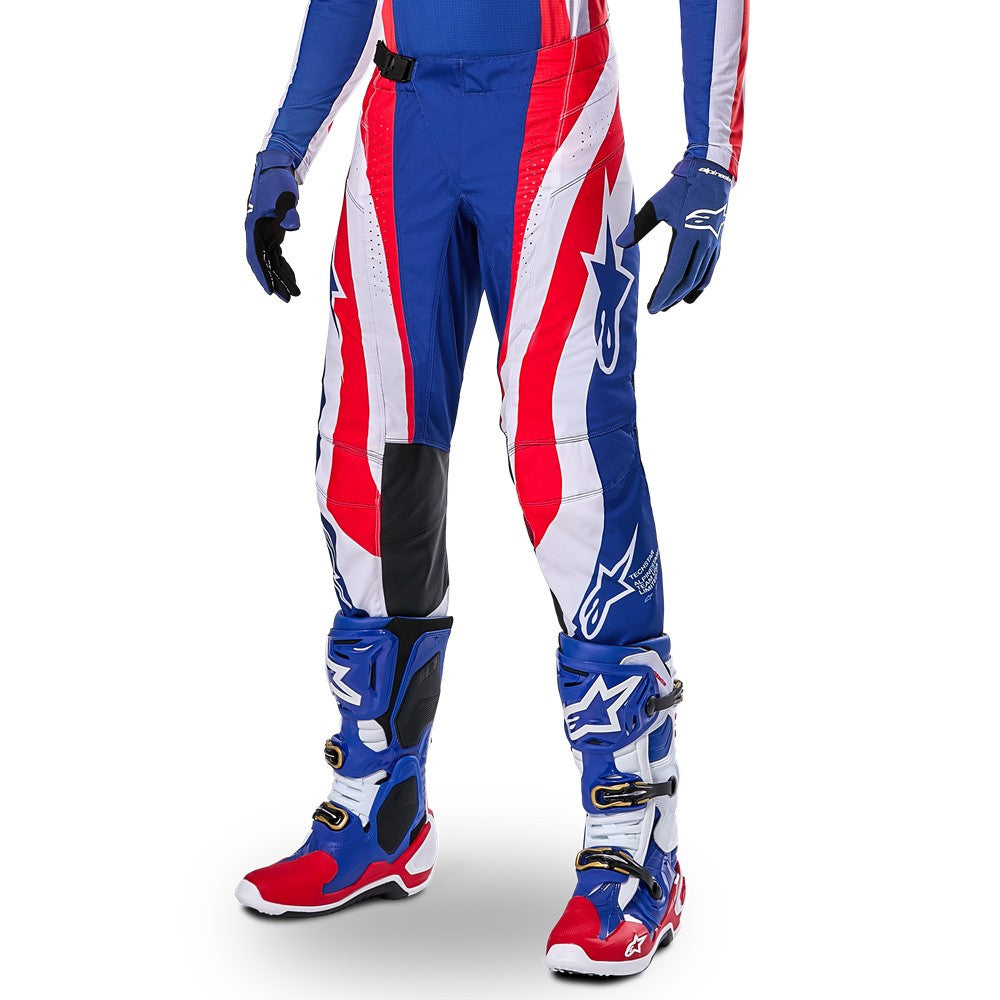 Alpinestars Limited Edition Union Techstar Pant Double Red/Dark Blue/White