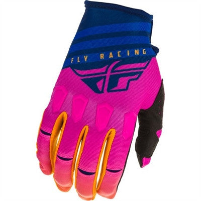FLY Racing 2020 Kinetic K220 Gloves - Midnight/Blue/Orange