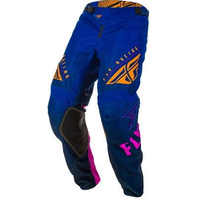 FLY Racing 2020 Youth Kinetic K220 Pants - Midnight/Blue/Orange