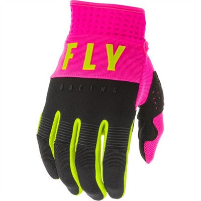 FLY Racing 2020 F-16 Gloves - Neon Pink/Black/Hi-Vis