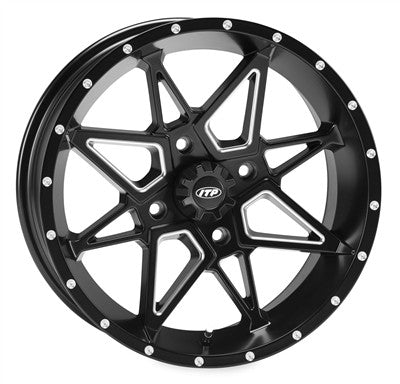ITP Tornado Alloy Aluminum Wheels - Matte Black