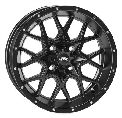 ITP Hurricane Alloy Aluminum Wheels - Matte Black