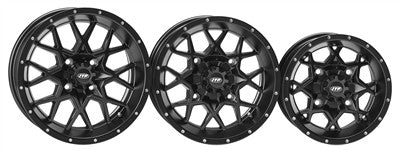 ITP Hurricane Alloy Aluminum Wheels - Matte Black
