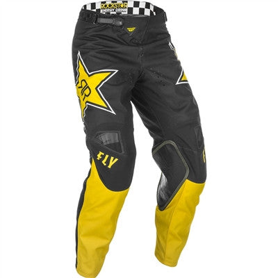 FLY Racing 2021 Kinetic Rockstar Pants - Yellow/Black