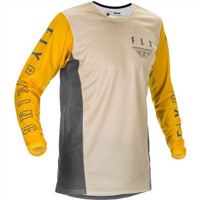 FLY Racing 2021 Kinetic K121 Jersey - Mustard/Stone/Grey
