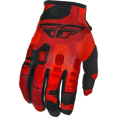 FLY Racing 2021 Kinetic K221 Gloves - Red/Black