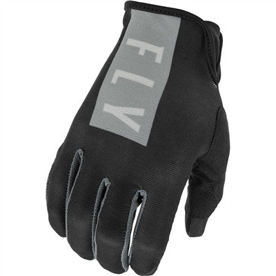 FLY Racing 2021 Youth Girls Lite Gloves - Black/Grey - Youth Large