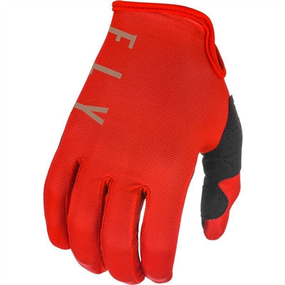 FLY Racing 2021 Lite Gloves - Red/Khaki