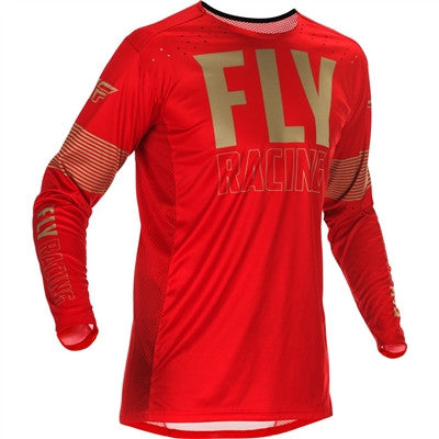 FLY Racing 2021 Lite Jersey - Red/Khaki