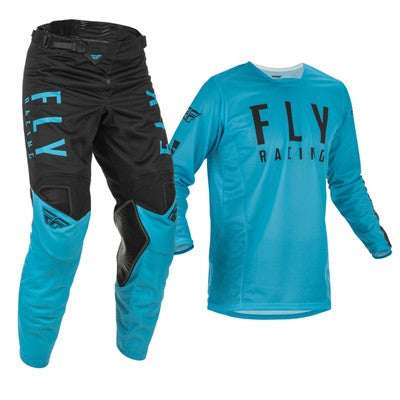 FLY Racing F-16 Jersey and Pant Combo Grey/Black/Hi-Vis