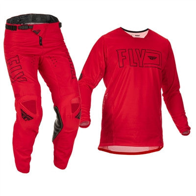 FLY Racing Kinetic Rockstar Jersey and Pant Combo Black/Gold