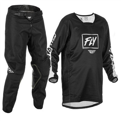 FLY Racing 2022 Kinetic Wave Jersey and Pant Combo Black/Rum