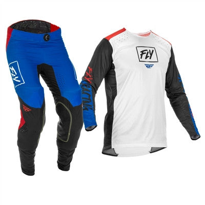 FLY Racing Youth F-16 Jersey and Pant Combo Grey/Black/Hi-Vis