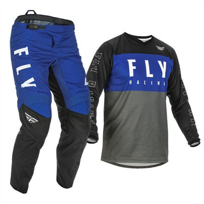 FLY Racing Kinetic Mesh Jersey and Pant Combo Red/White/Blue