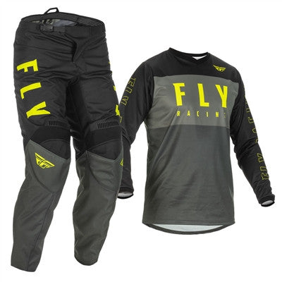 FLY Racing Kinetic Mesh Jersey and Pant Combo Stone/Khaki/Black
