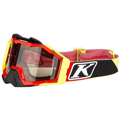 Klim Viper Pro Goggle - Stripe Red/Red Smoke