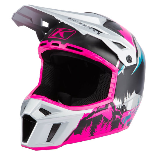 Klim Womens F3 Carbon Helmet ECE DNA Pink - High Rise