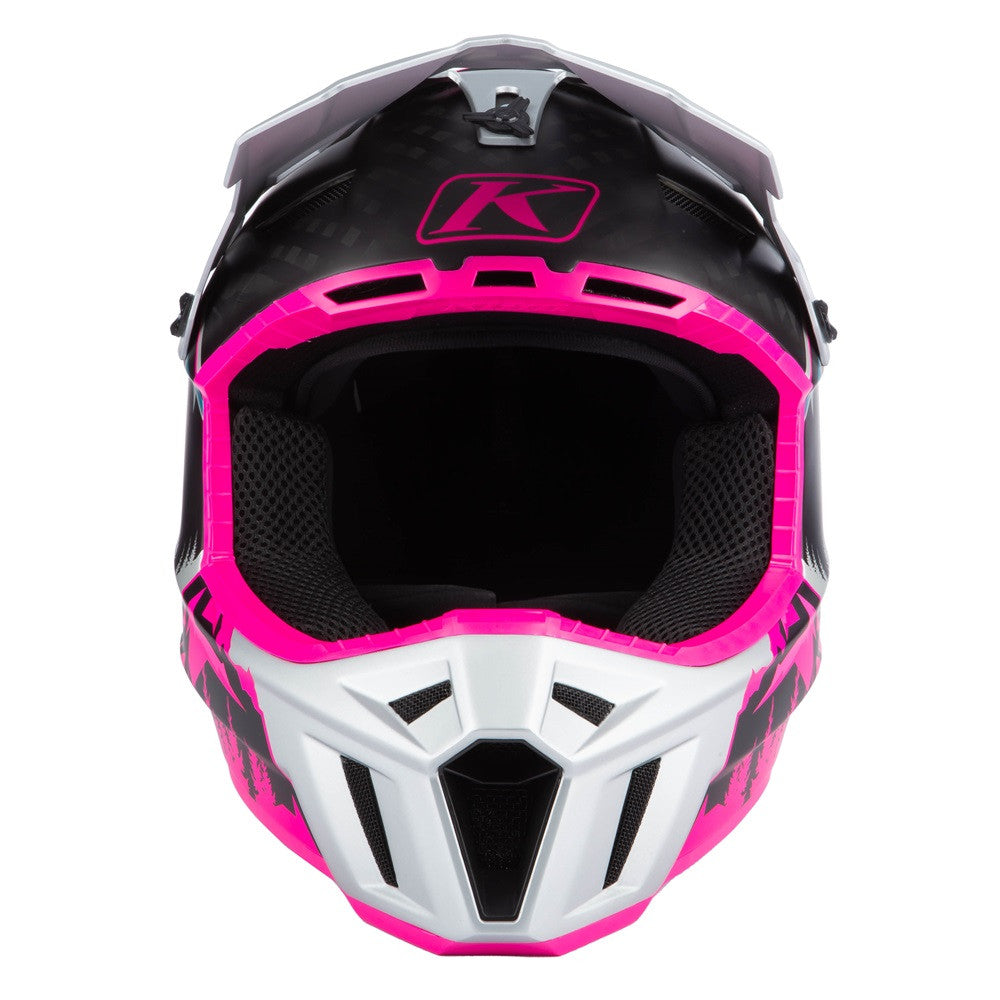 Klim Womens F3 Carbon Helmet ECE DNA Pink - High Rise